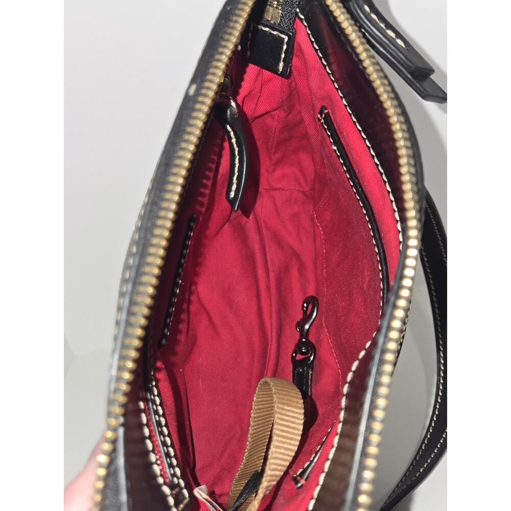Dooney & Bourke Pebble Leather Allison Crossbody Bag Purse Black - Picture 10 of 16